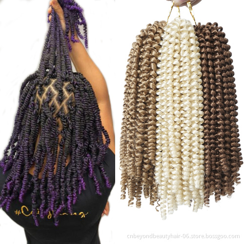 Cheap Synthetic Deep wave  Pre Toyotress Spring Twist Price Soft Passion twist hair Crochet hair extension for black women